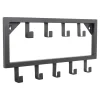 Kapstokken-Loft24 LOFT42 Bono Small Kapstok - Zwart – Metaal – 9 haken - 50x26x4