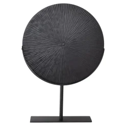 LOFT42 Burst Ornament op voet - Zwart Metaal Ø36cm