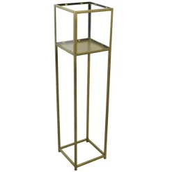 Loft24 LOFT42 Flint Staand Windlicht Antique Messing - Metaal