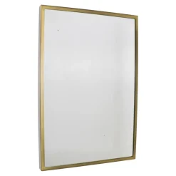 Spiegels-Loft24 LOFT42 Industry Rectangle Spiegel - Metaal - antiek Messing - 60x40x4