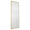 Loft24 LOFT42 Industry Rectangle Spiegel - Metaal - antiek Messing - 120x40x4