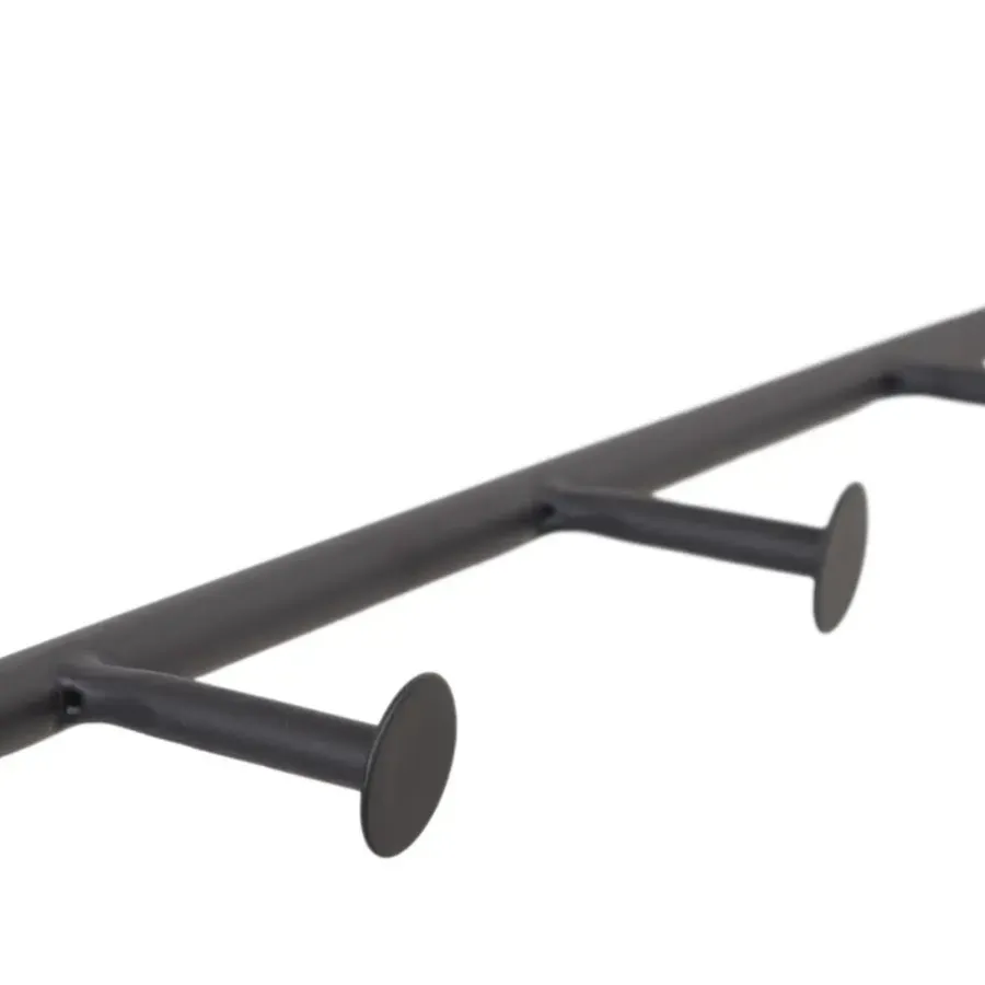 Loft24 LOFT42 Jasmin Kapstok – Zwart – Metaal – 9 haken - 60x80x32