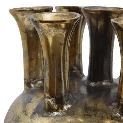 Vazen-Loft24 LOFT42 Jenna Tulpenvaas XL - 7 Toeters - Antique Goud - Aluminium
