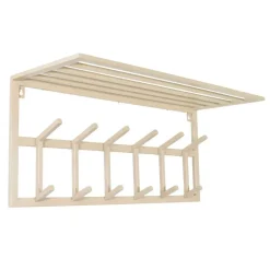 Loft24 LOFT42 Kapstok Jaimy - Beige – Metaal – 6 dubbele haken - 80x35x30