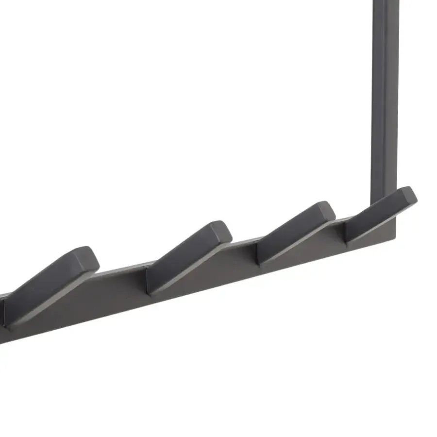 Loft24 LOFT42 Kapstok Jaimy - Zwart – Metaal – 6 dubbele haken - 80x80x30