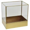 Loft24 LOFT42 Liva Large Windlicht - Goud - Metaal - 30x21x30