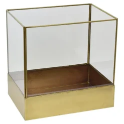 Loft24 LOFT42 Liva Large Windlicht - Goud - Metaal - 30x21x30