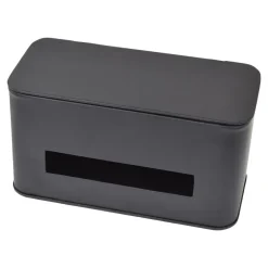 Opbergboxen-Loft24 LOFT42 Pali Tissuebox - Metaal - Zwart