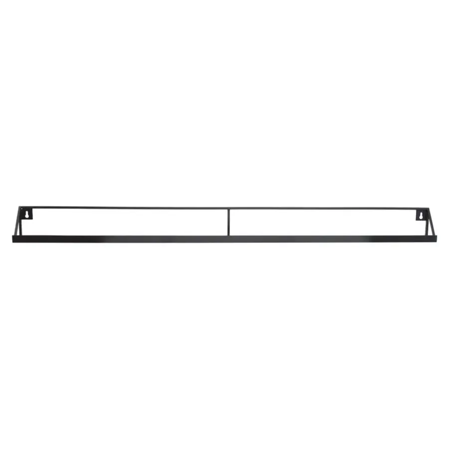 Wandplanken-Loft24 LOFT42 Pictured Fotoplank - Metaal - Mat Zwart - 8x110x8