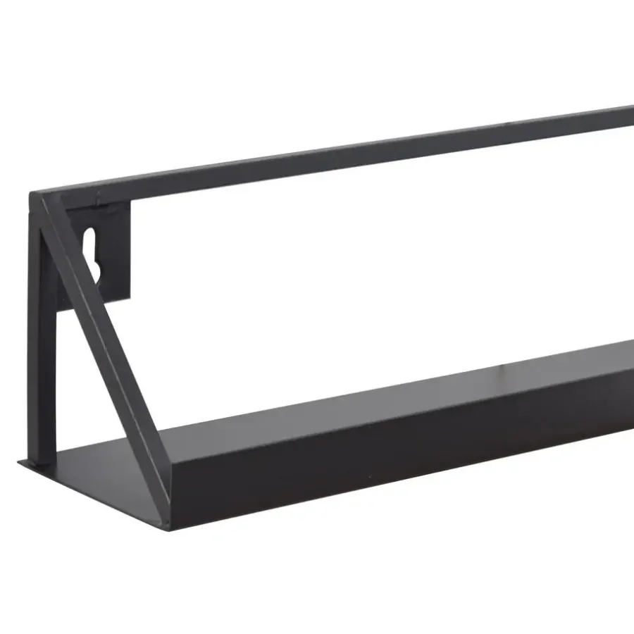Wandplanken-Loft24 LOFT42 Pictured Fotoplank - Metaal - Mat Zwart - 8x110x8