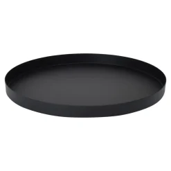 Dienbladen-Loft24 LOFT42 Serva Metalen Dienblad – Zwart – Ø40 cm
