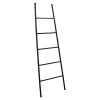 Wandrekken-Loft24 LOFT42 Trap Decoratie Ladder - Metaal - Mat Zwart - 160x50x4