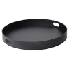 Dienbladen-Loft24 LOFT42 Tray Metalen Dienblad – Zwart – Ø40 cm