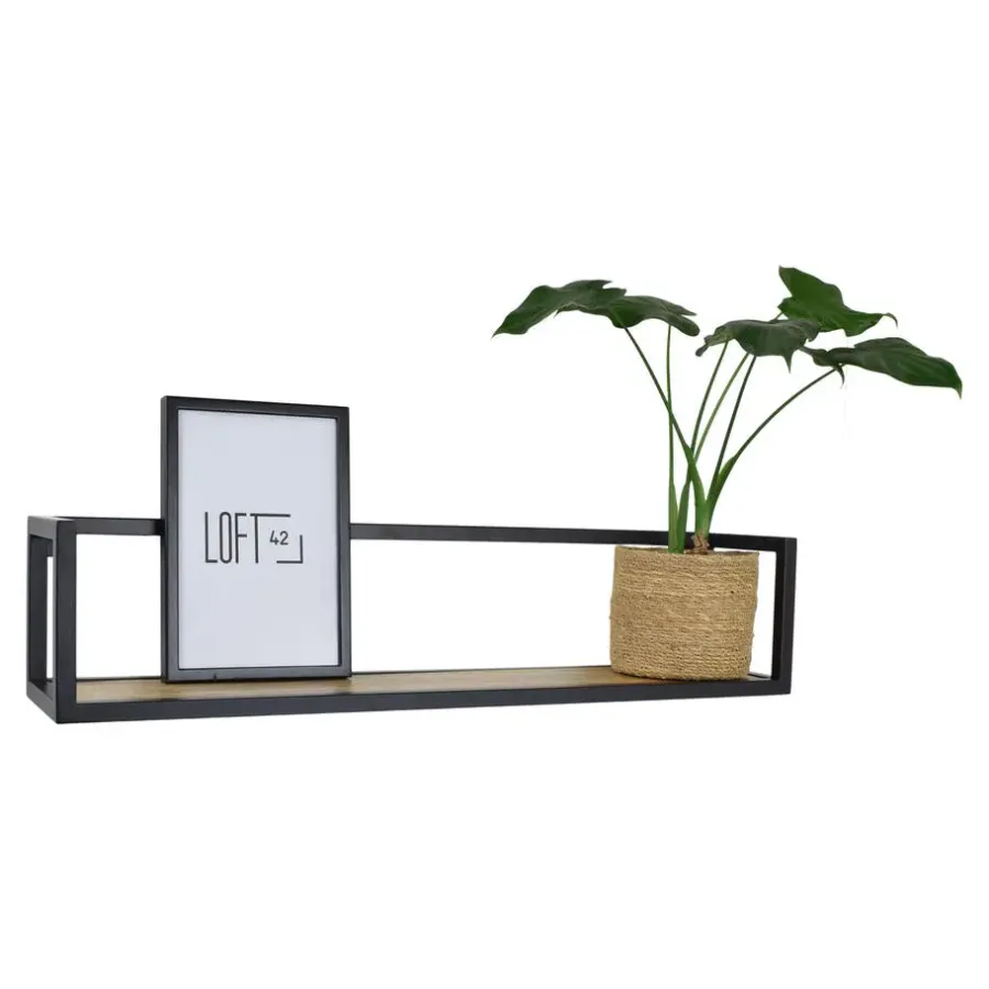Loft24 LOFT42 Vegas Wandplank - Mangohout - 90x20x20