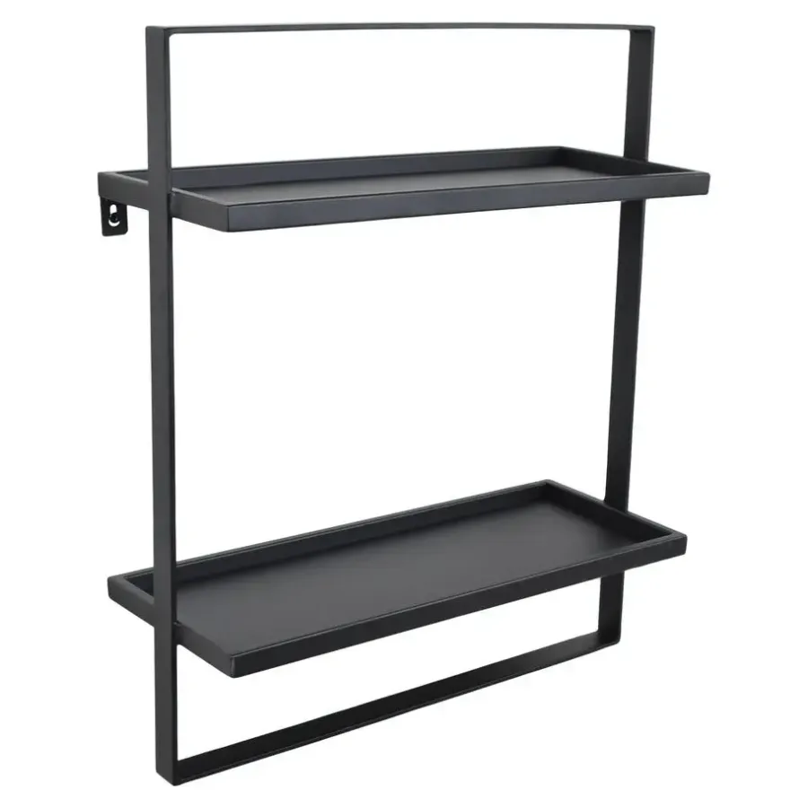 Wandrekken-Loft24 LOFT42 Wandrek Dymo - Zwart – Metaal – 60x50x15