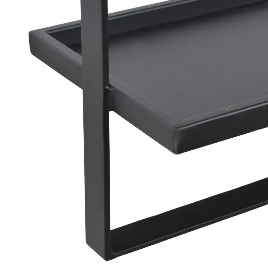 Wandrekken-Loft24 LOFT42 Wandrek Dymo - Zwart – Metaal – 60x50x15
