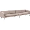 Loungebanken-Beliani LORETELLO - Loungebank 4- zits - Beige - Polyester