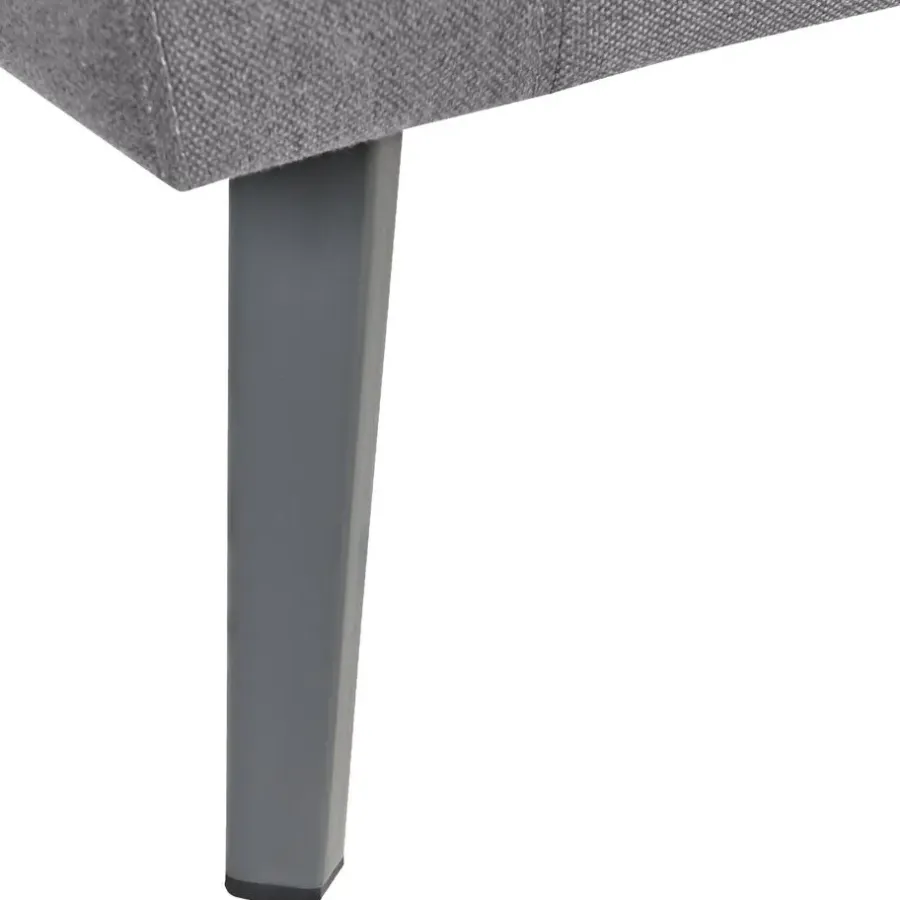 Beliani LORETELLO - Loungebank 3-zits - Grijs - Links - Polyester