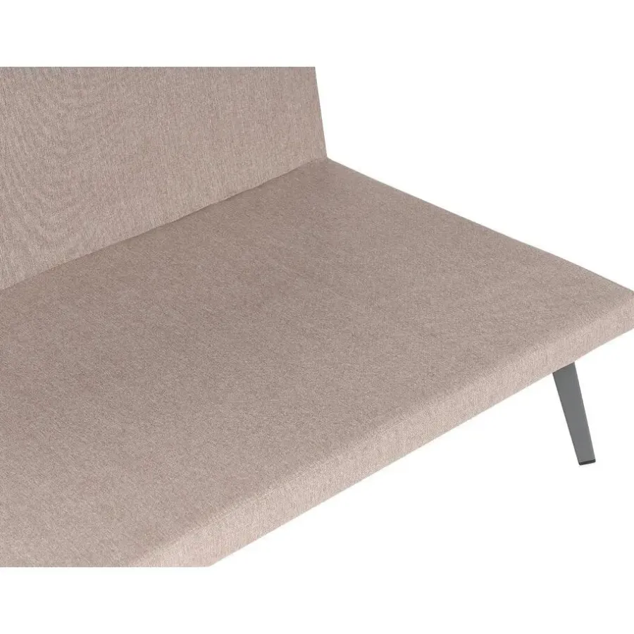 Loungebanken-Beliani LORETELLO - Loungebank 3-zits - Beige - Links - Polyester