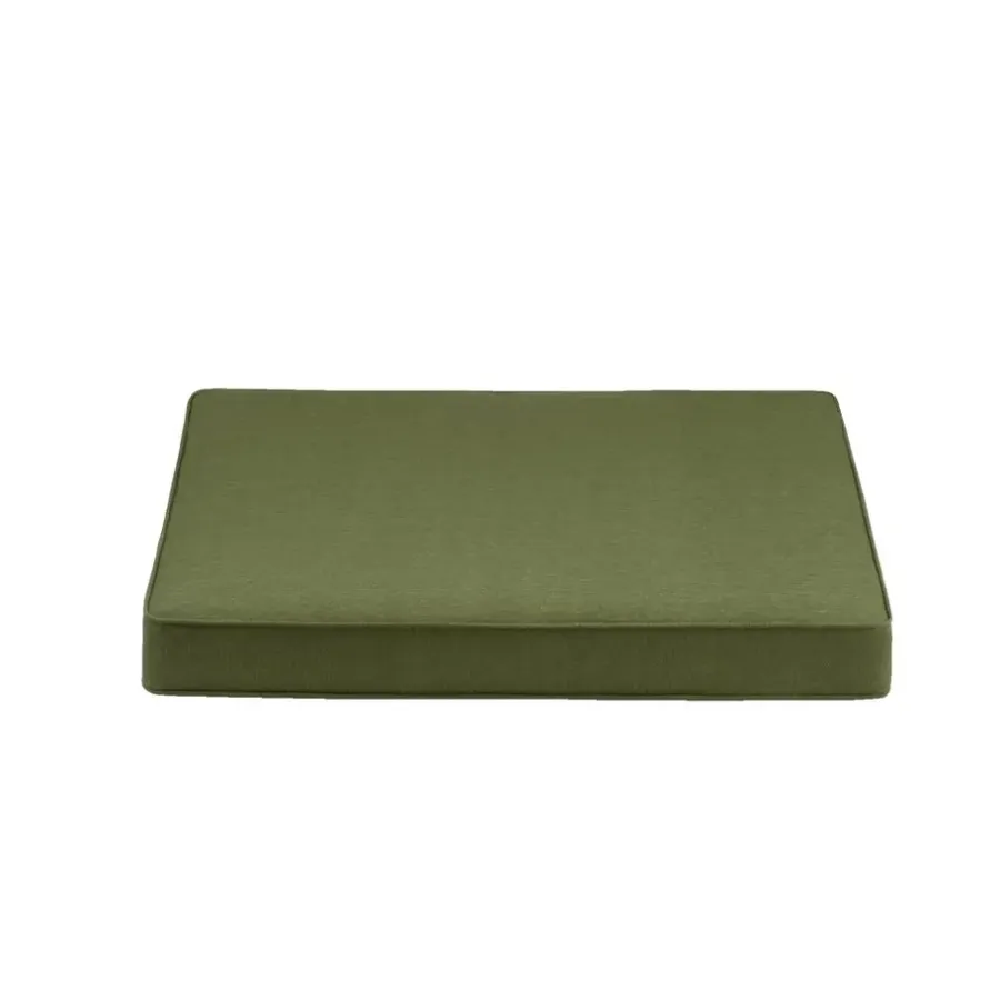 Leen Bakker Loungekussen Brest zit - donkergroen - 73x73 cm