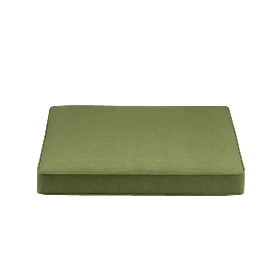 Leen Bakker Loungekussen Brest zit - donkergroen - 60x60 cm