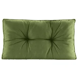 Loungekussens-Leen Bakker Loungekussen Florence rug donkergroen 60x43 cm