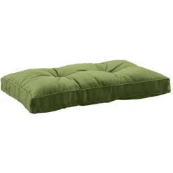 Loungekussens-Leen Bakker Loungekussen Florence rug donkergroen 60x43 cm