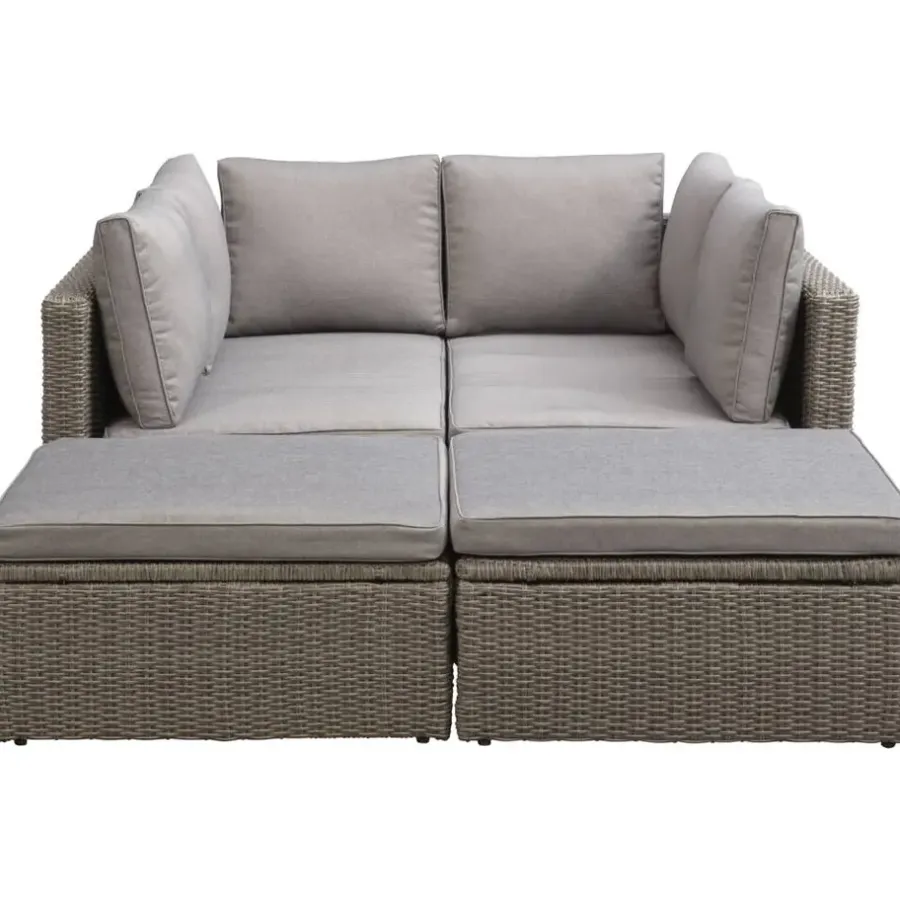 Loungesets|Loungesets-Leen Bakker Loungeset Narbonne - antraciet