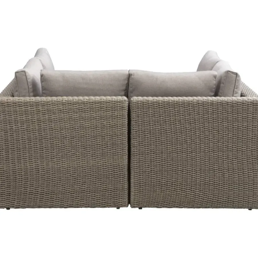 Loungesets|Loungesets-Leen Bakker Loungeset Narbonne - antraciet