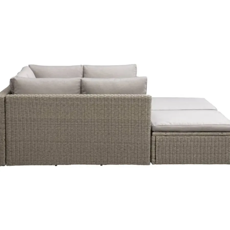 Loungesets|Loungesets-Leen Bakker Loungeset Narbonne - antraciet