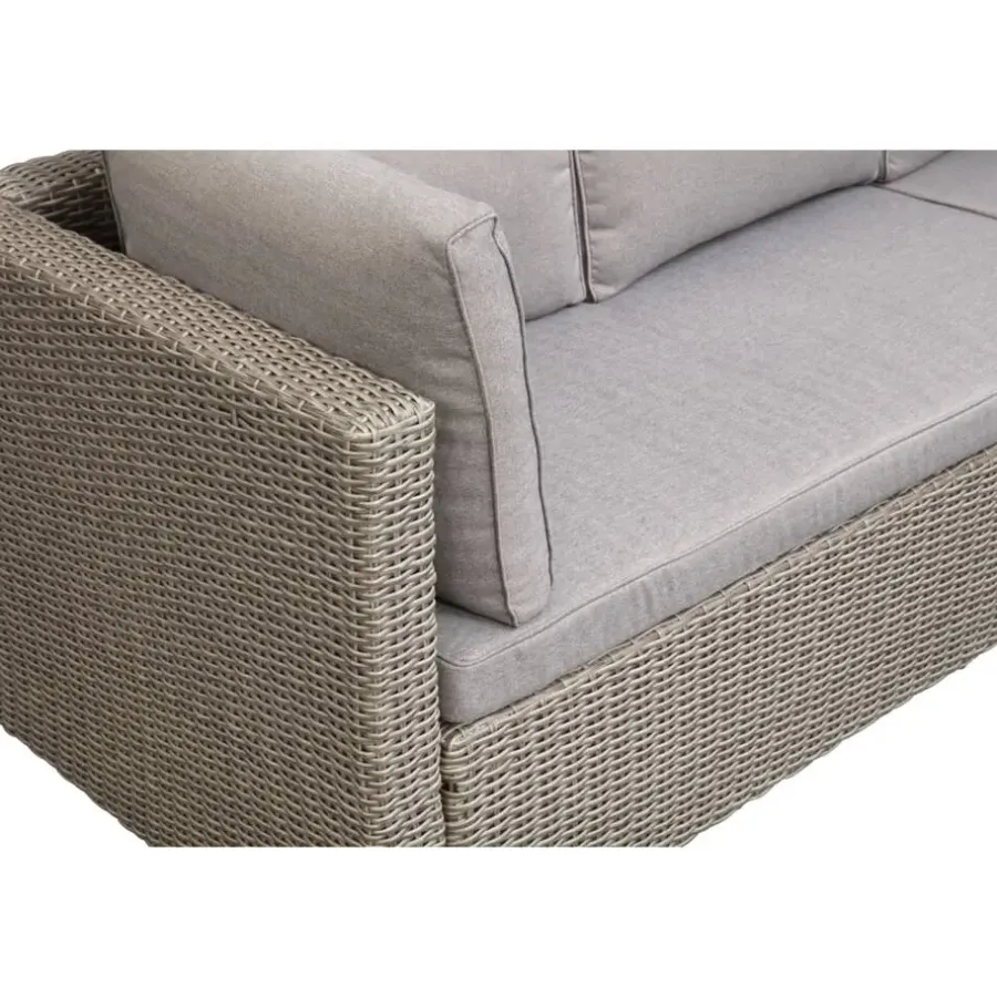 Loungesets|Loungesets-Leen Bakker Loungeset Narbonne - antraciet