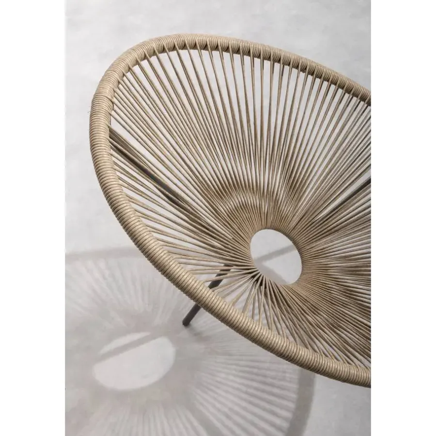 Tuinstoelen-Leen Bakker Loungestoel Formentera - naturel
