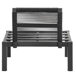 Leen Bakker Loungestoel middenelement Ardeche - grijs - 78x72x66 cm