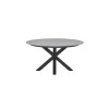 Garden Impressions Lowland tafel - Ø150 cm - carbon black - Centostone Napoli grey