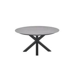 Garden Impressions Lowland tafel - Ø150 cm - carbon black - Centostone Napoli grey