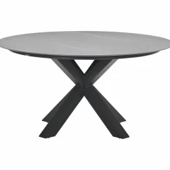 Garden Impressions Lowland tafel - Ø150 cm - carbon black - Centostone Napoli grey