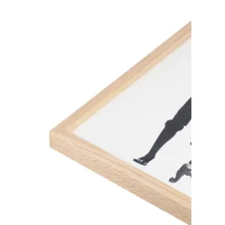 ACAZA LP Wissellijst - Vinyl Framelijst - 33x32x2 cm - MDF hout - Plaat - Lichte Eik