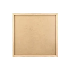 ACAZA LP Wissellijst - Vinyl Framelijst - 33x32x2 cm - MDF hout - Plaat - Lichte Eik