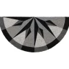 Luance Cozy Step Deurmat - anti slip - half maan - 75 x 37 cm