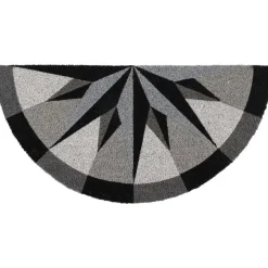 Luance Cozy Step Deurmat - anti slip - half maan - 75 x 37 cm