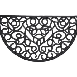 Deurmatten-Luance Cozy Step Deurmat - anti slip - half maan - 75 x 45 cm