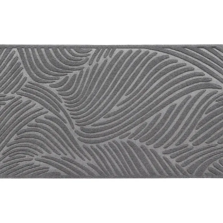 Luance Deurmat - donkergrijs - rubber - rechthoek - 75 x 44 cm