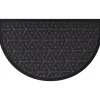 Luance Deurmat - donkergrijs - rubber - halve maan - 75 x 44 cm