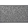 Deurmatten-Luance Deurmat - donkergrijs - rubber - rechthoek - 75 x 45 cm