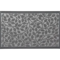 Deurmatten-Luance Deurmat - donkergrijs - rubber - rechthoek - 75 x 45 cm