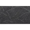 Deurmatten-Luance Deurmat Vague - zwart - rubber - rechthoek - 75 x 44 cm