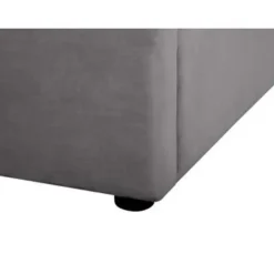Beliani LUBBON - Bed met opbergruimte - Grijs - 160 x 200 cm - Fluweel