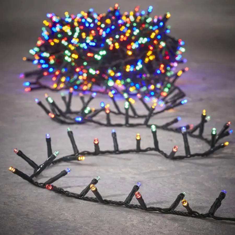 Kerstverlichting-Luca Lighting Kerstboomverlichting - 550 LED - L1100 cm - Multikleur