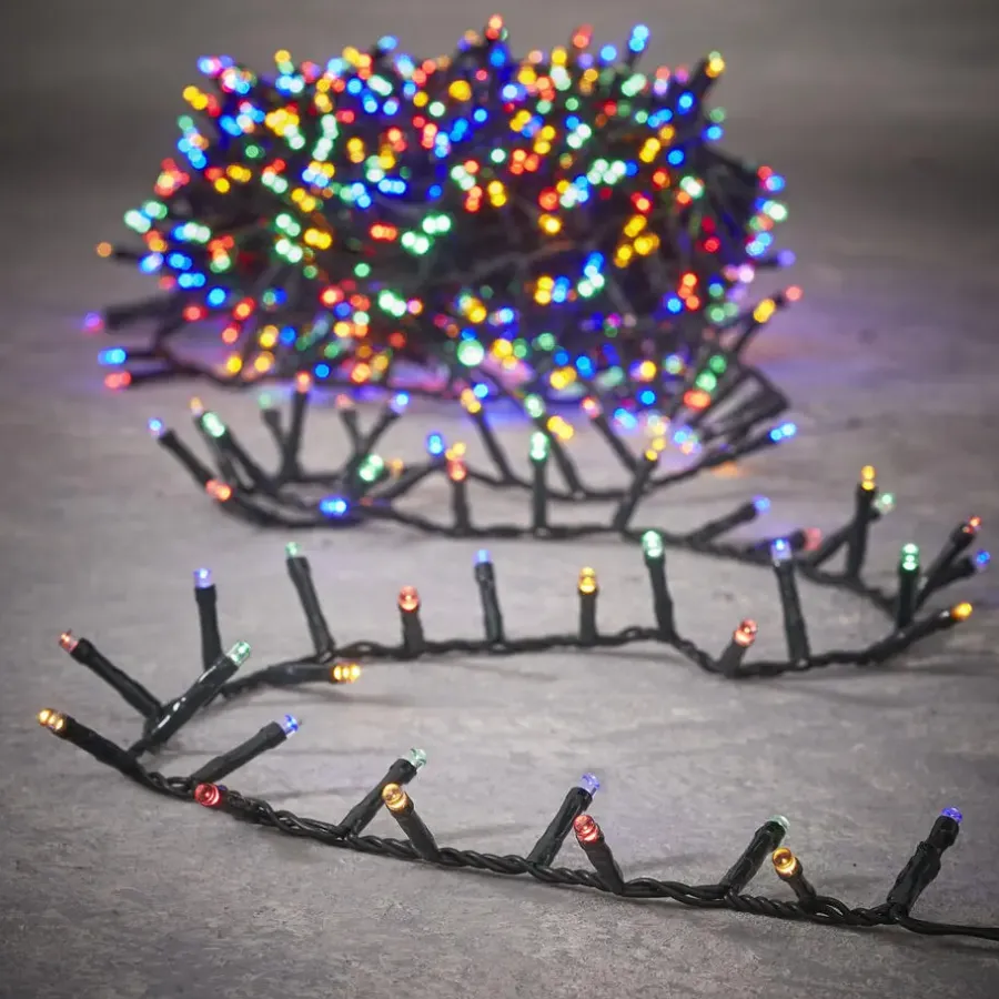 Kerstverlichting-Luca Lighting Kerstboomverlichting - 550 LED - L1100 cm - Multikleur