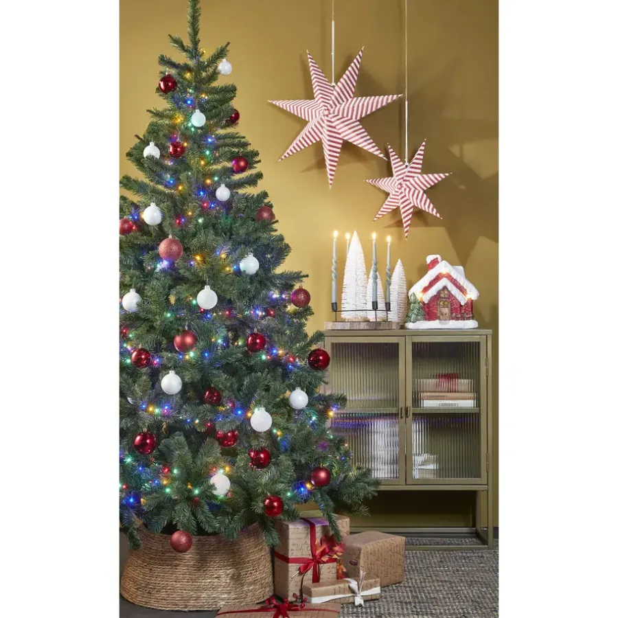 Kerstverlichting-Luca Lighting Kerstboomverlichting - 550 LED - L1100 cm - Multikleur